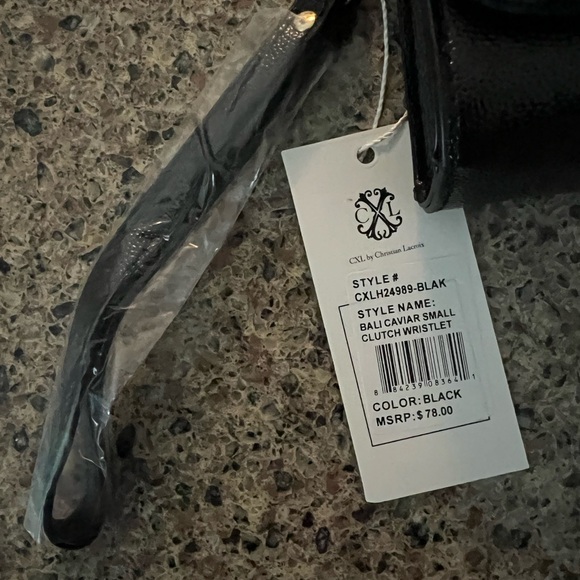 Christian Lacroix Black Wallet with Gold Logo - Picture 3 of 5